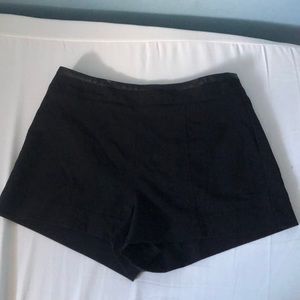 Black high waisted shorts